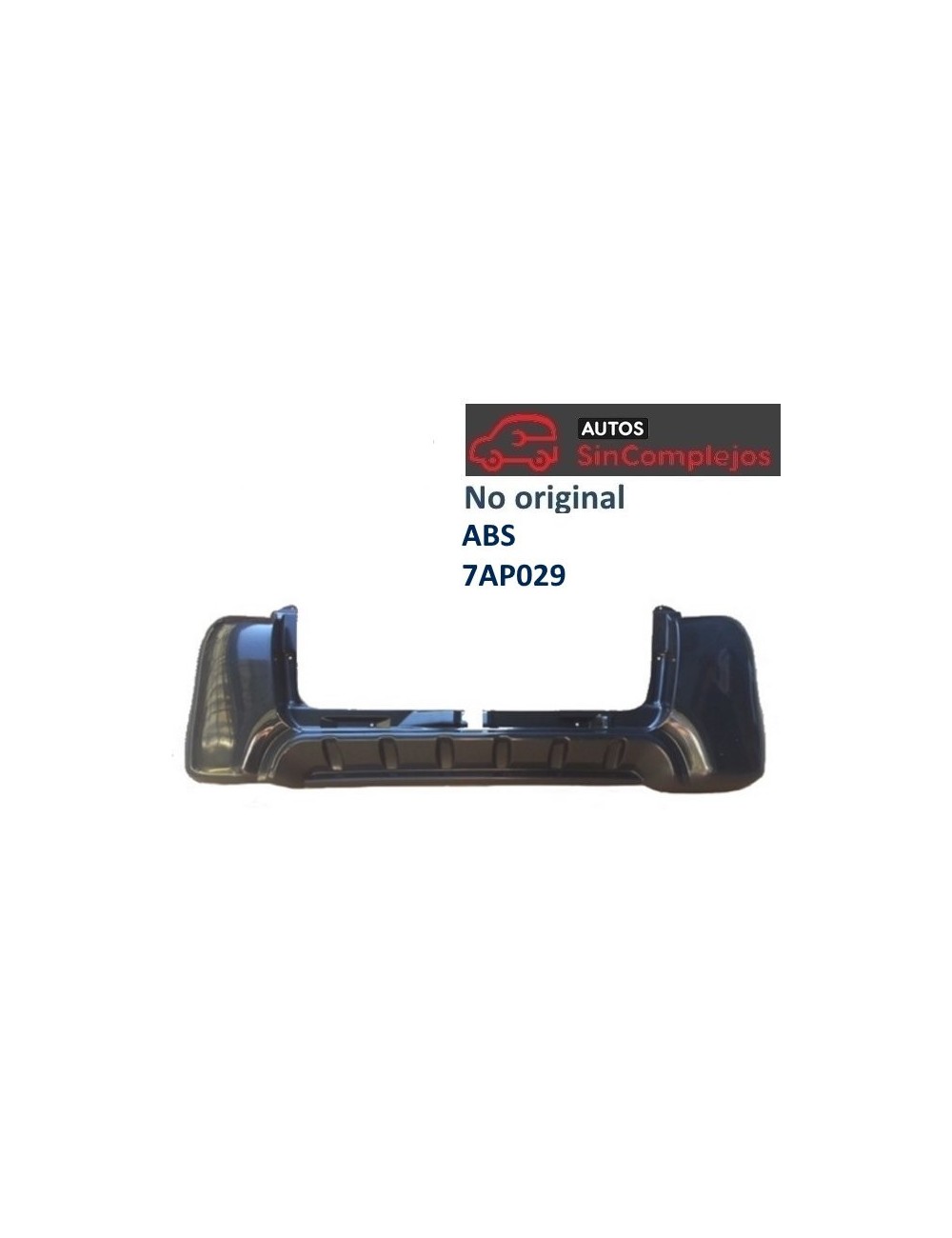 PARAGOLPES TRASERO ABS MINAUTO / AIXAM. NO ORIGINAL.  7AP029