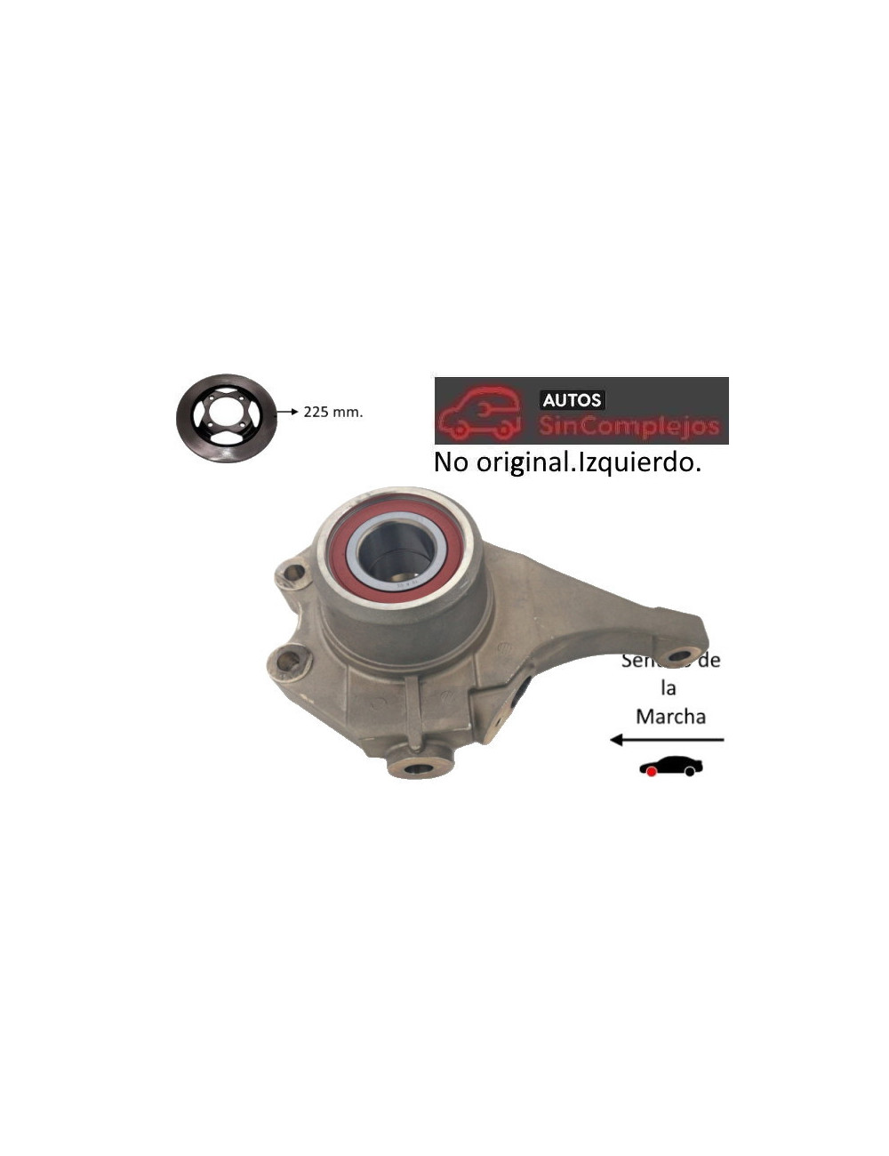 PORTA MANGUETA IZQUIERDO CHATENET CH26 / CH40 / CH46. NO ORIGINAL. 01.17.361