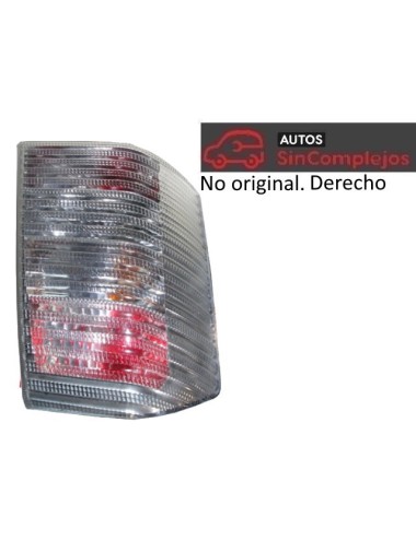 PILOTO TRASERO DERECHO BLANCO MICROCAR MC / FIRST. 1004557. NO ORIGINAL.