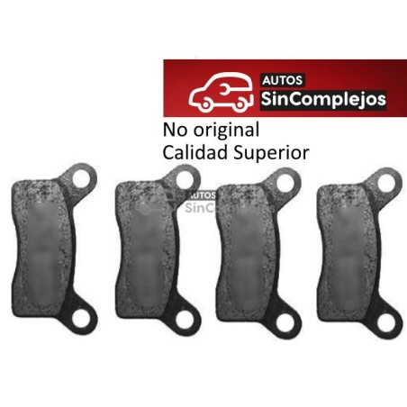 PASTILLAS DE FRENOS TRASERAS CASALINI F0040000735 / BELLIER. MEJOR CALIDAD