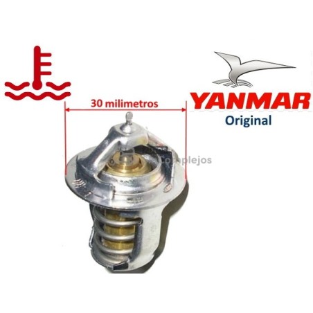 TERMOSTATO DE MOTOR YANMAR ORIGINAL. Ø 30 mm. 11926049801