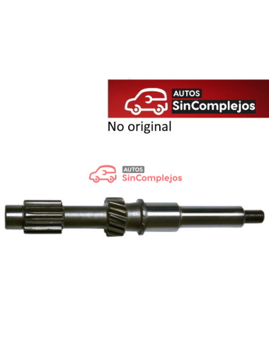 ÁRBOL DE ENTRADA CAJA DE CAMBIO AIXAM 3KC20 / GRECAV BD1369. 25 CM. NO ORIGINAL.