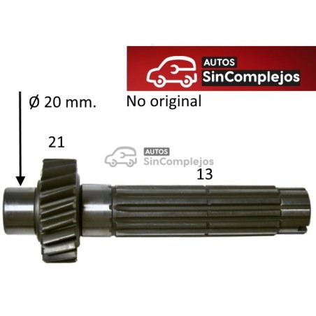 ÁRBOL SECUNDARIO D21/13. CAJA DE CAMBIO COMEX.
