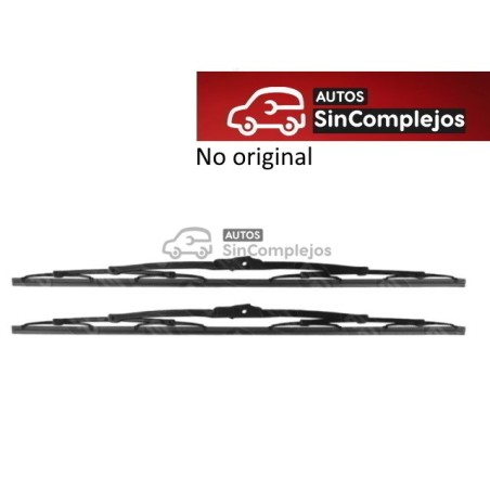 ESCOBILLAS DEL LIMPIA DELATNERO MICROCAR / JDM. 55 CM. NO ORIGINAL