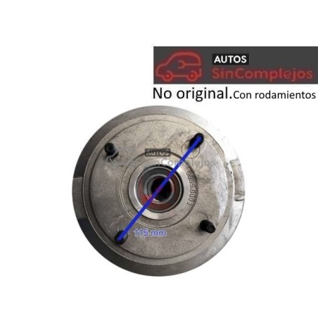 TAMBOR DE FRENO TRASERO MICROCAR  LYRA