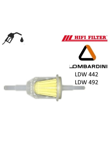 PREFILTRO DE GASOIL FLOTANTE MOTOR LOMBARDINI DCI. NO ORIGINAL.