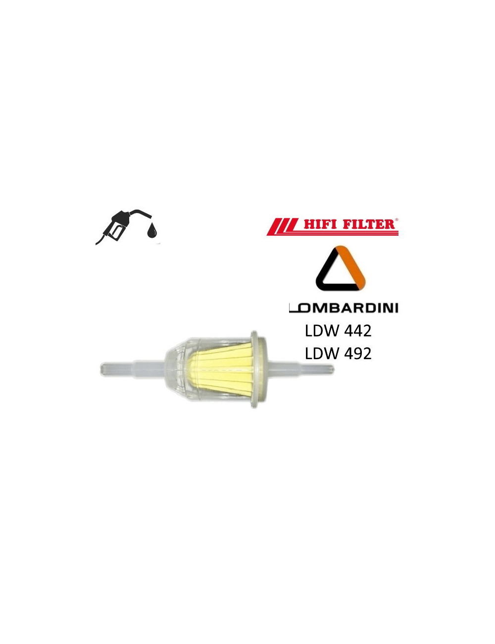PREFILTRO DE GASOIL FLOTANTE MOTOR LOMBARDINI DCI. NO ORIGINAL.