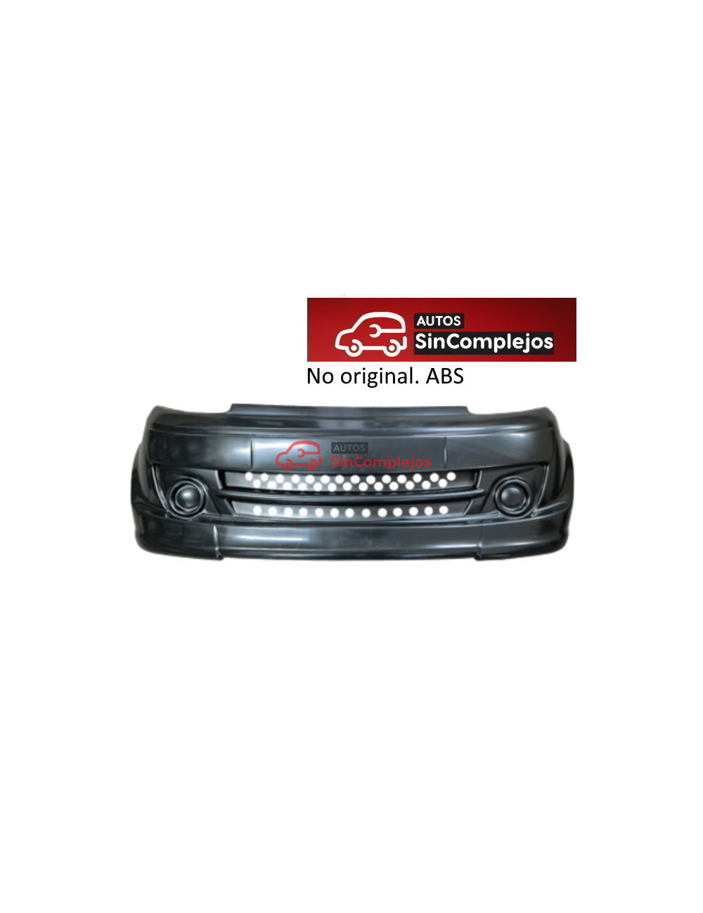 PARAGOLPES DELANTERO ABS MICROCAR M.GO1 CON CALANDRA. NO ORIGINAL. 1008114