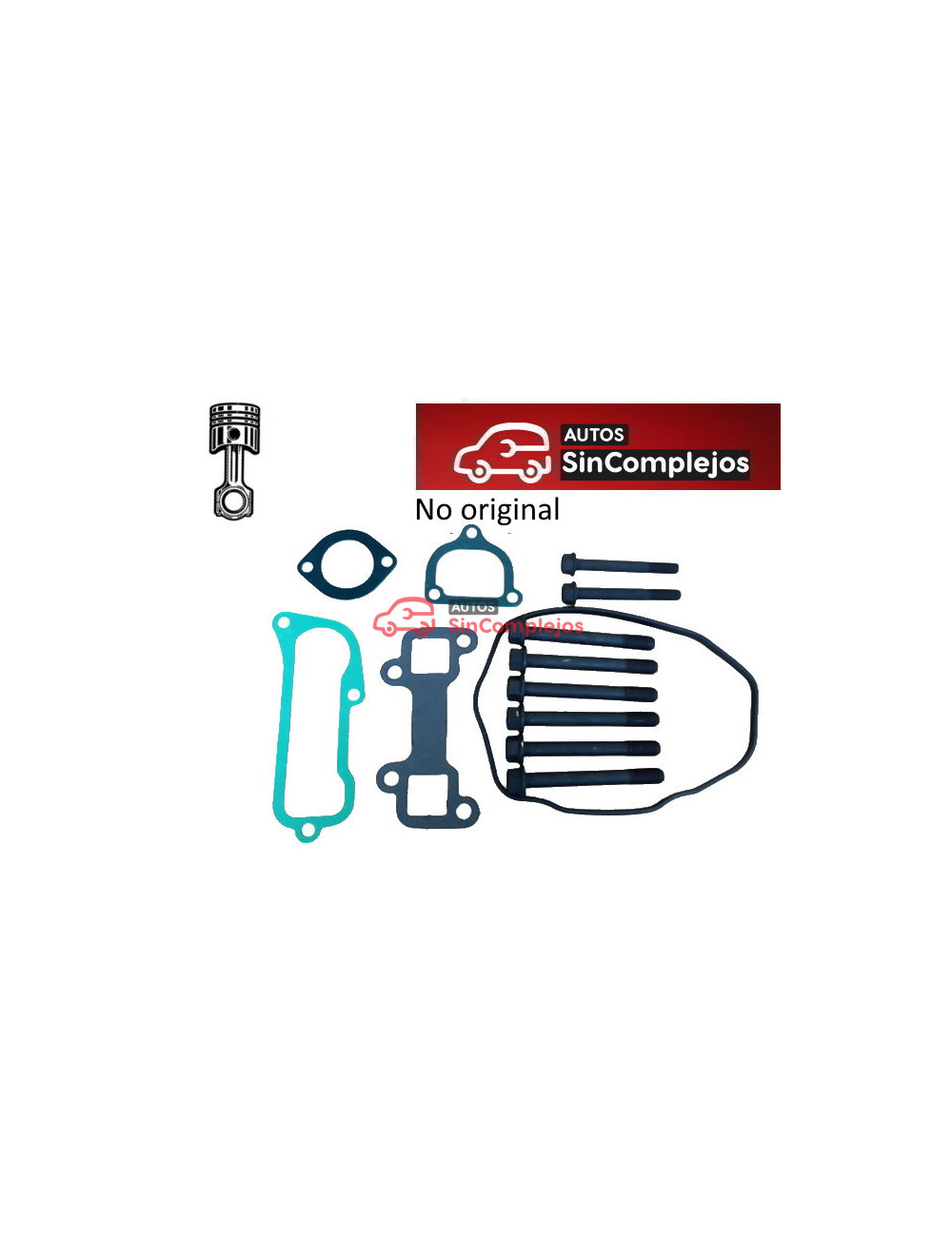 CONJUNTO DE JUNTAS MOTOR MITSUBISHI L2E. 635 CC. NO ORIGINAL. F0098000128