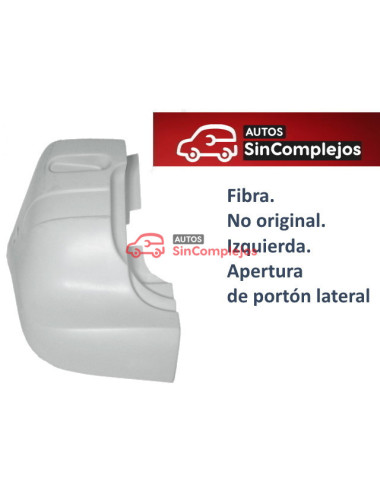 PUNTA TRASERA IZQUIERDA EN FIBRA AIXAM 500.4 MINIVAN. NO ORIGINAL. 7W023C