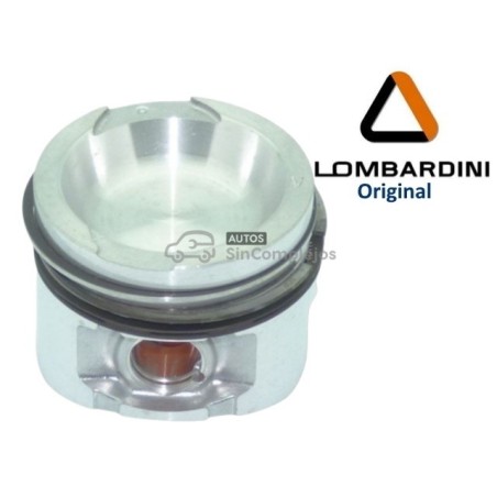 PISTÓN CON SEGEMENTOS LOMBARDINI LDW502 ESTANDAR. ORIGINAL. 1009715