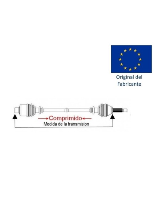 TRANSMISIÓN AIXAM / MINAUTO / GRECAV / D-TRUCK. 3AP518. NO ABS. NO ORIGINAL