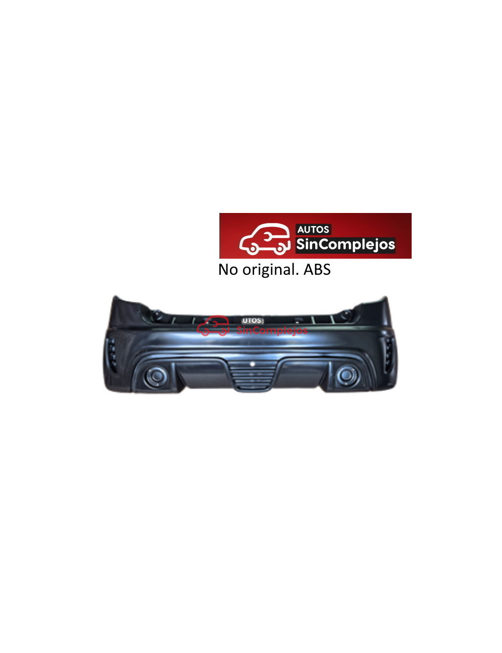 PARAGOLPES TRASERO ABS LIGIER JS50 V2 SPORT CON REJILLA. NO ORIGINAL. 1412179