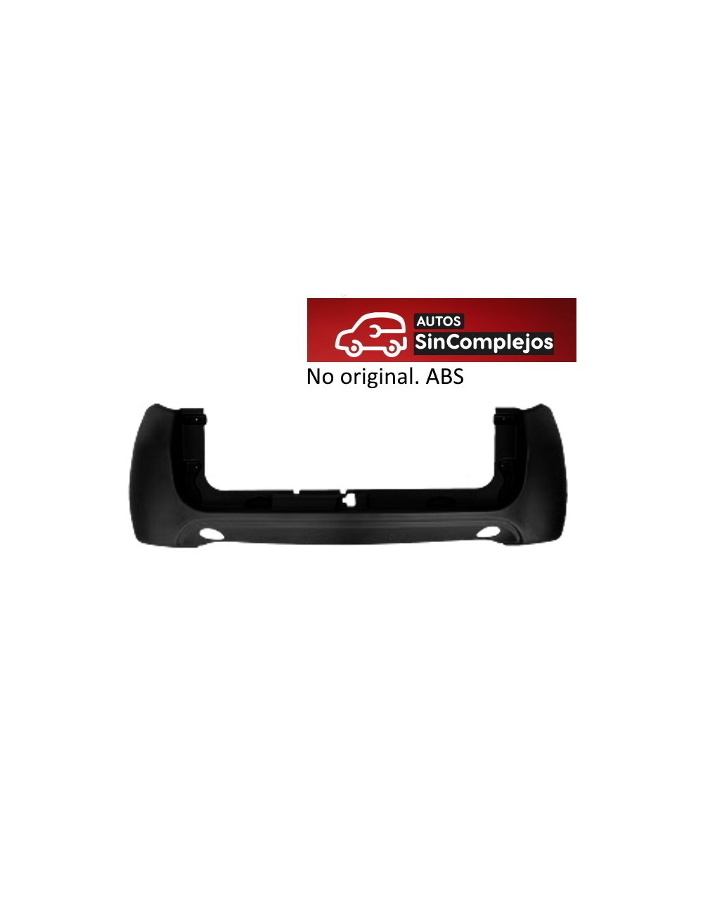 PARAGOLPES TRASERO EN ABS AIXAM COUPE 2016/2020. 762BJ029. NO ORIGINAL