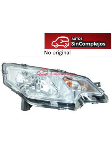 FARO DELANTERO DERECH METALIZADO AIXAM / MINAUTO. NO ORIGINAL. 8AZ004