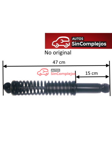 AMORTIGUADOR DE SUSPENSION TRASERO M.GO3 / DUE. NO ORIGINAL. 1505146 / 1404984