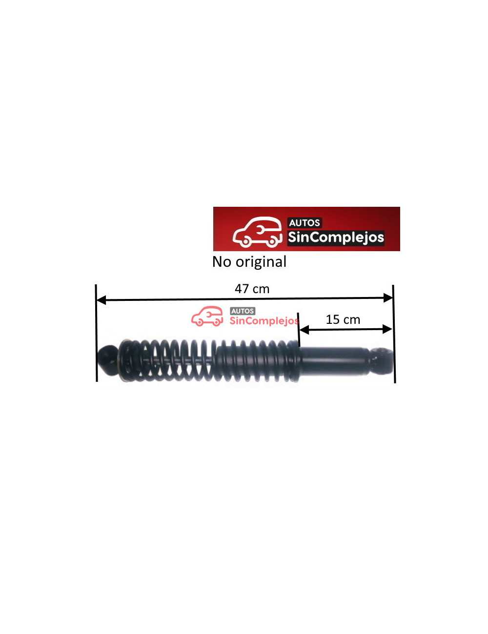AMORTIGUADOR DE SUSPENSION TRASERO M.GO3 / DUE. NO ORIGINAL. 1505146 / 1404984 AMORTIGUADOR DE SUSPENSION TRASERO M.GO3 / DUE. NO ORIGINAL. 1505146 / 1404984