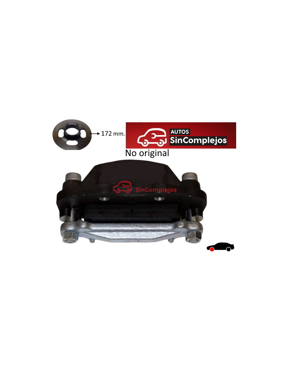 PINZA DE FRENO DELANTERA JDM / CHATENET / MICROCAR PINZA DE FRENO DELANTERA JDM / CHATENET / MICROCAR