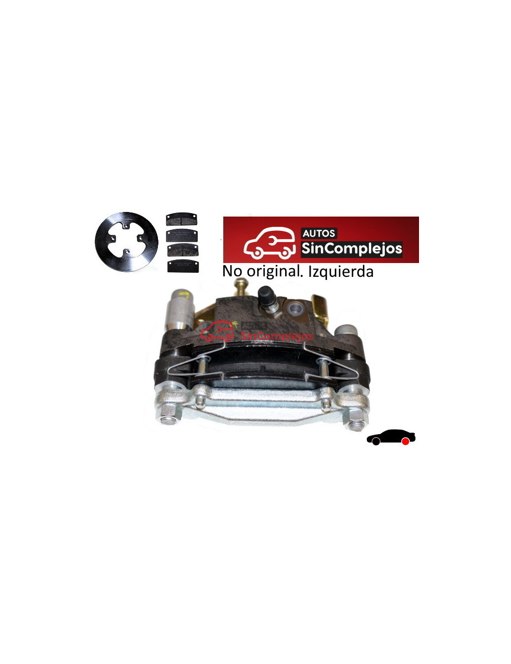 PINZA DE FRENO TRASERA IZQUIERDA MICROCAR MC / VIRGO 3. 1002135 PINZA DE FRENO TRASERA IZQUIERDA MICROCAR MC / VIRGO 3. 1002135