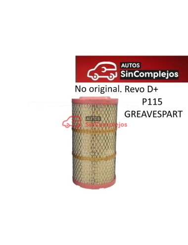 FILTRO DE AIRE P115 GREAVESPART LIGIER MYLI / JS50 F5 JS64. NO ORIGINAL. 1423610