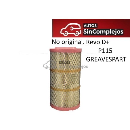 FILTRO DE AIRE P115 GREAVESPART LIGIER MYLI / JS50 F5 JS64. NO ORIGINAL. 1423610