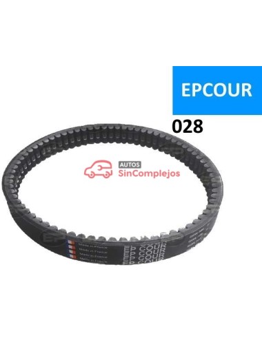 CORREA DE VARIADOR DE CAJA CAMBIO. EPCOUR 028. BELLIER / PIAGGIO
