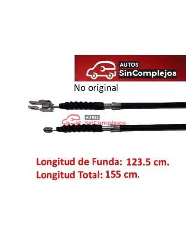 CABLE DE FRENO MANO MICROCAR MC. NO ORIGINAL. 1003409
