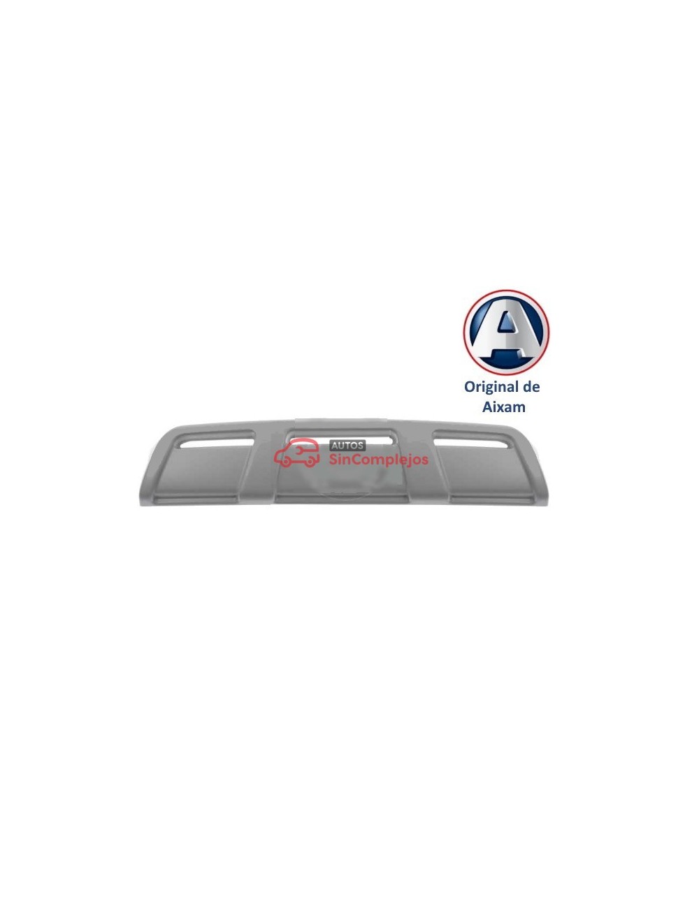 MOLDURA INFERIOR DE PARAGOLPES DELANTERO PLATA AIXAM CROSSOVER.  7BC032-A707