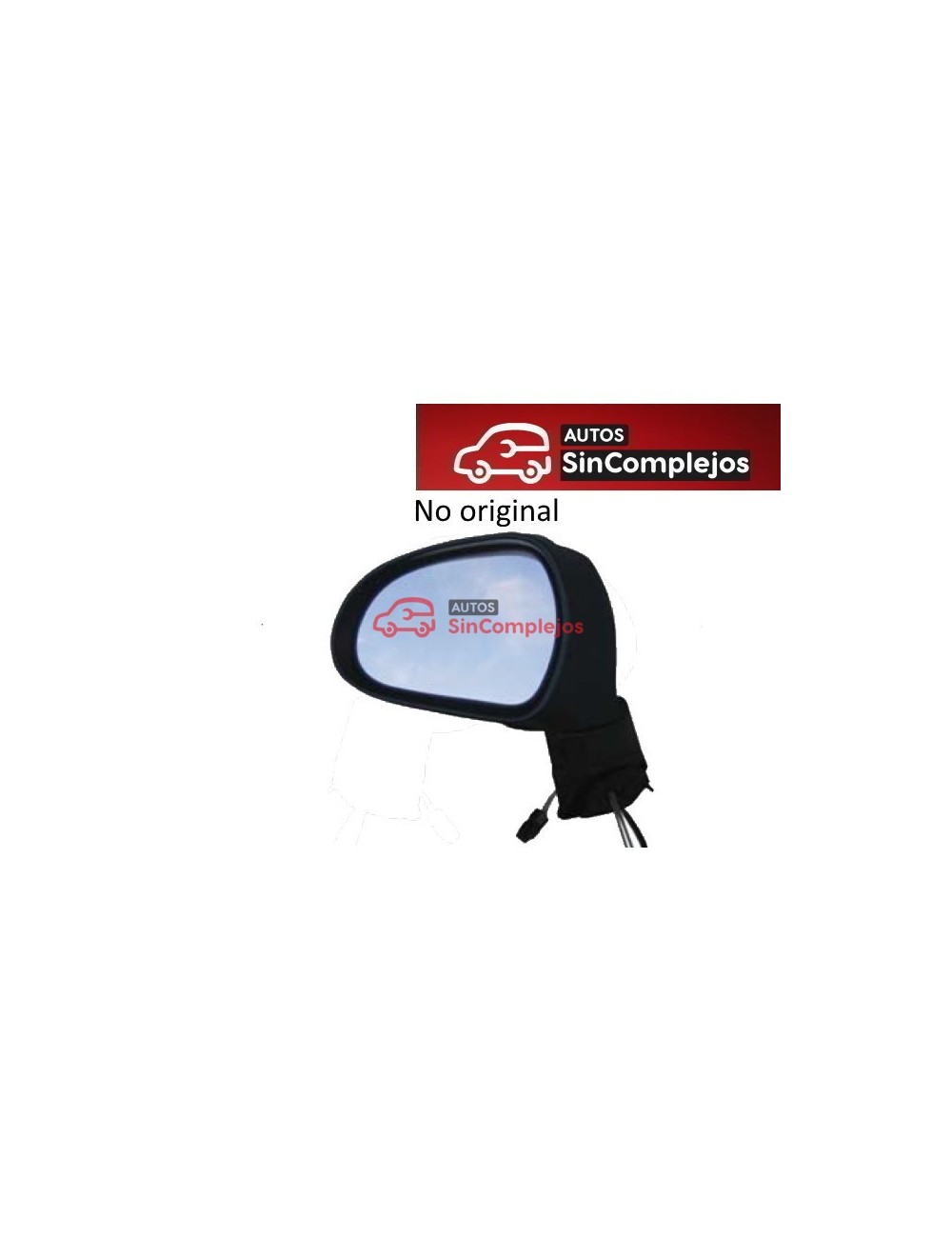 RETROVISOR IZQUIERDO MANUAL JDM ALOES / ROXSY. NO ORIGINAL. 208023
