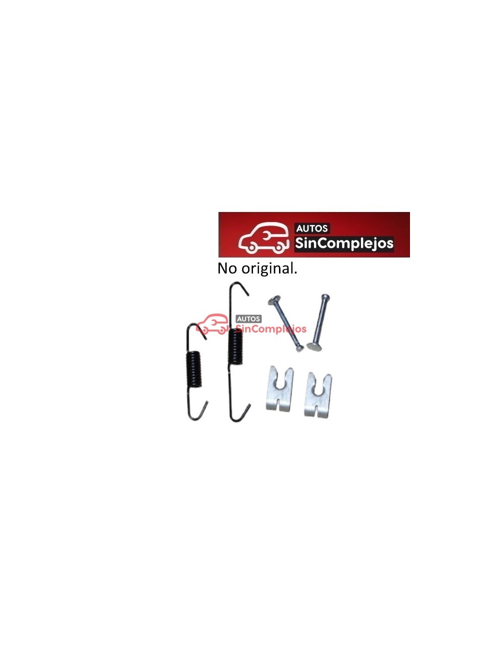 CONJUNTO DE FIJACION PARA ZAPATAS DE FRENOS TRASERAS. NO ORIGINAL. 804034