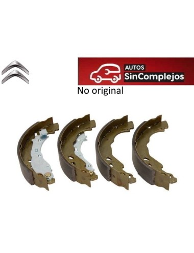 ZAPATAS DE FRENOS TRASERAS CITROËN AMI / TOPOLINO / OPEL ROCKS. NO ORIGINAL. 91077200 / 1609066080 / 4241P1