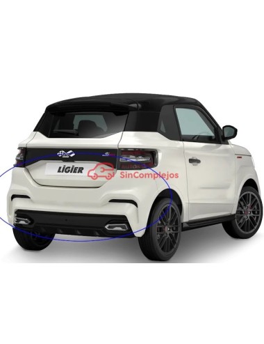 PARAGOLPES TRASERO ABS LIGIER JS50 FASE 5 JS64. NO ORIGINAL. 1423079. 1423080. 1423081. 1423082. 1423083. 1423084