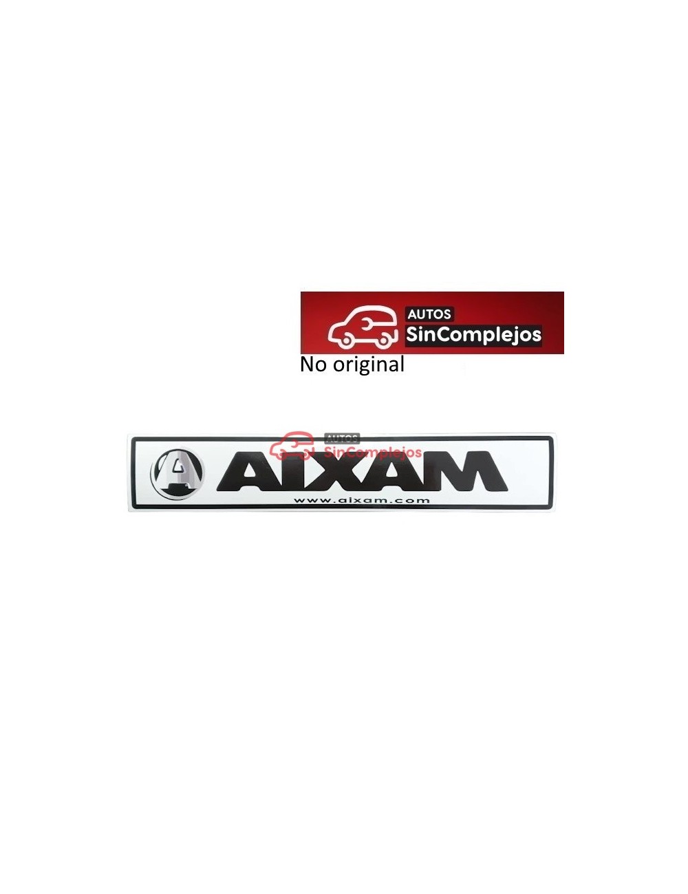 ADHESIVO DE PARAGOLPES  DELANTERO AIXAM. NO ORIGINAL. OE212. 7R965