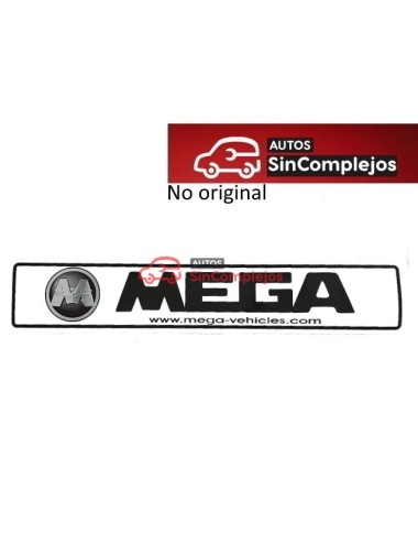 ADHESIVO PEGATINA DE PARAGOLPES DELANTERO MEGA. NO ORIGINAL. 0MB212.