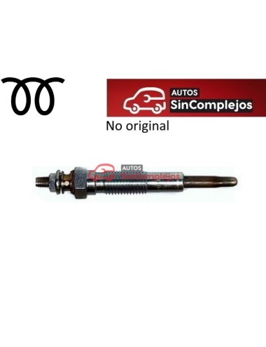 BUJÍA DE PRECALENTAMIENTO AIXAM MOTOR KUBOTA Z402 / Z482. NO ORIGINAL. 168516551