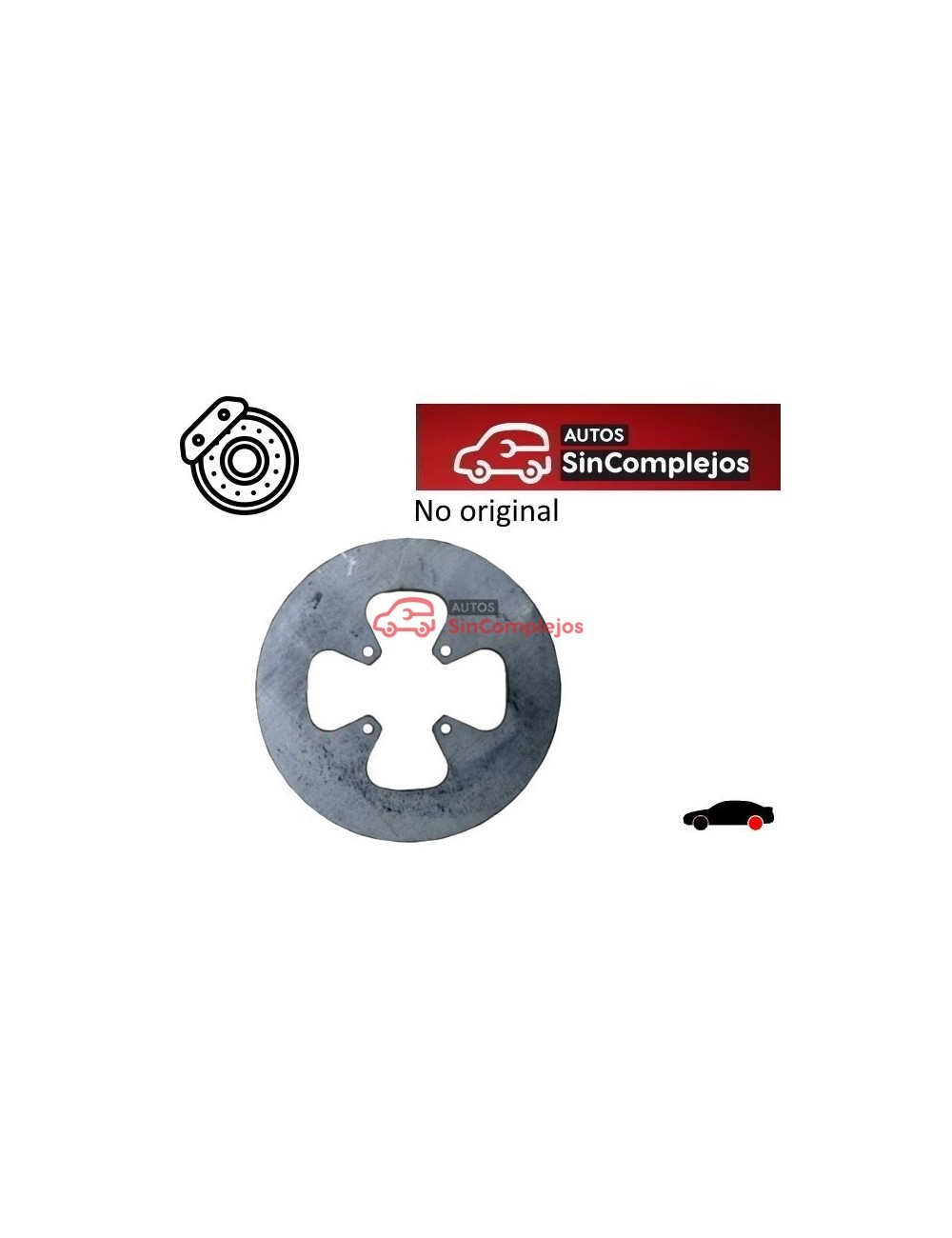 DISCO DE FRENO TRASERO CASALINI. Ø200. NO ORIGINAL. F0040000776