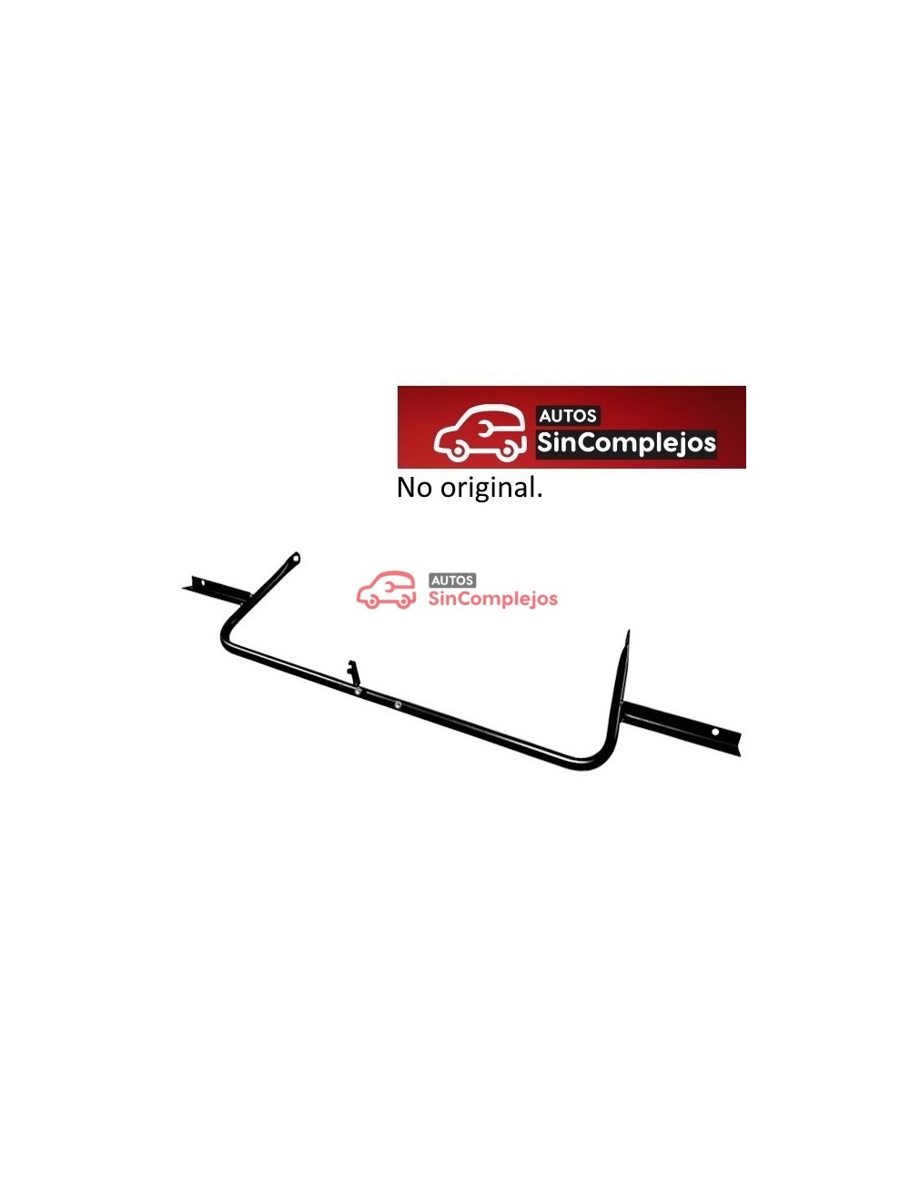 BARRA SOPORTE PARAGOLPES DELANTERO AIXAM 2023. NO ORIGINAL. 710CC317