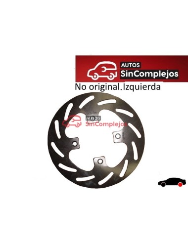 DISCO DE FRENO TRASERO IZQUIERDO LIGIER / MICROCAR / DUE. NO ORIGINAL. 1400353