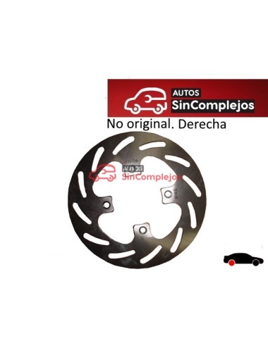 DISCO DE FRENO TRASERO DERECHO LIGIER / MICROCAR / DUE . NO ORIGINAL. 1400352