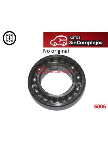 RODAMIENTO CAJA DE CAMBIO COMEX / STILFRENI. SIN  BLINDAJE. 6006. Ø30 × Ø55 × 13 mm