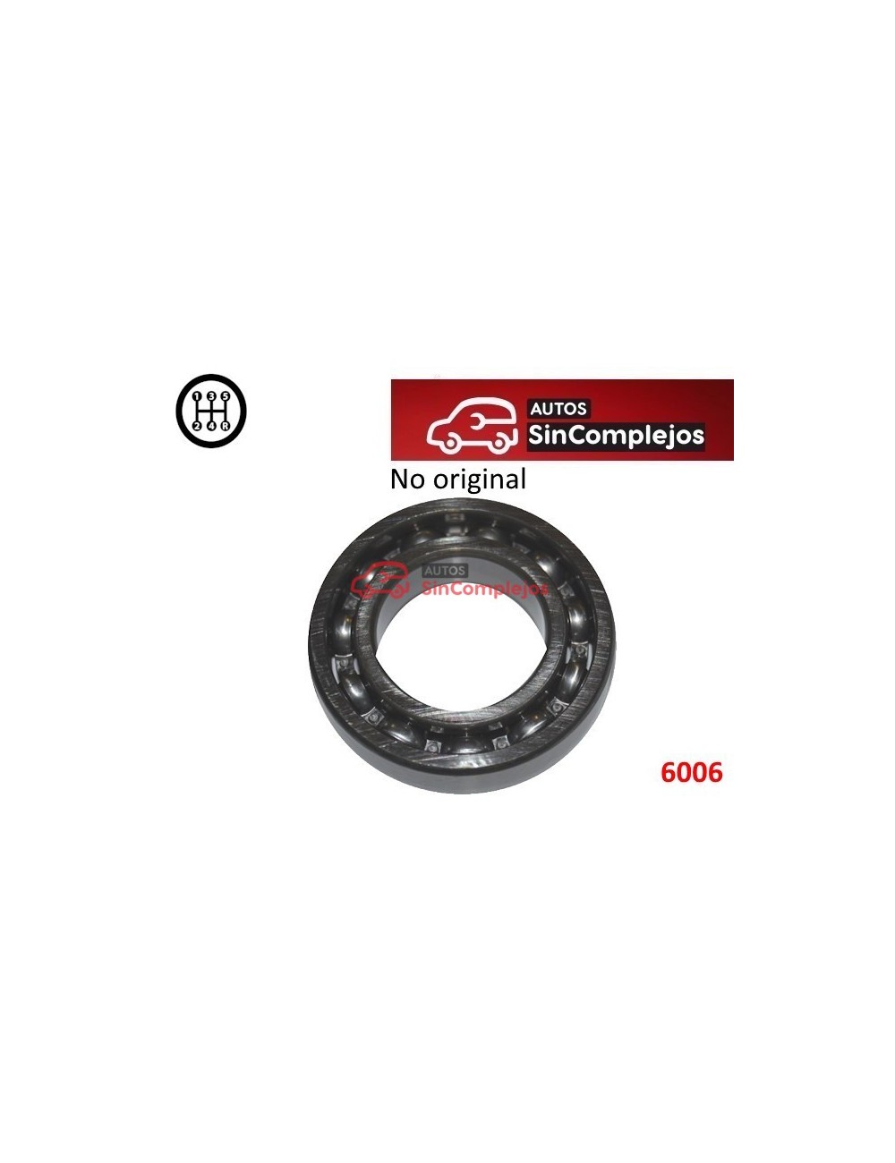 RODAMIENTO CAJA DE CAMBIO COMEX / STILFRENI. SIN  BLINDAJE. 6006. Ø30 × Ø55 × 13 mm