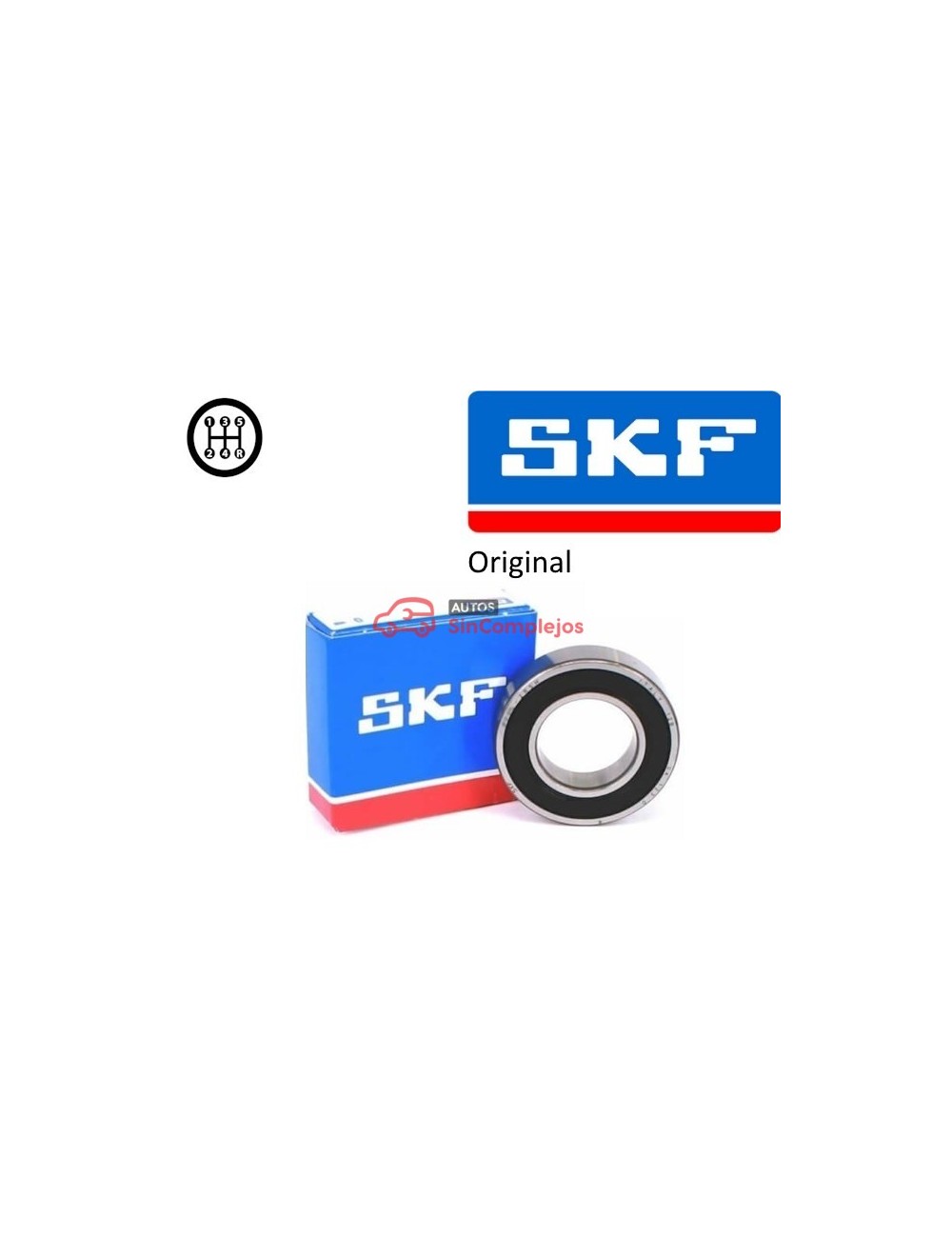 RODAMIENTO CAJA DE CAMBIO O INVERSORA. 6004. ORIGINAL SFK