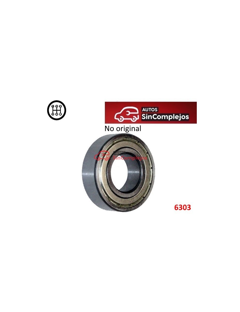 RODAMIENTO CAJA DE CAMBIO STILFRENI. NO ORIGINAL. 6303. Ø17 × Ø47 × 14 mm