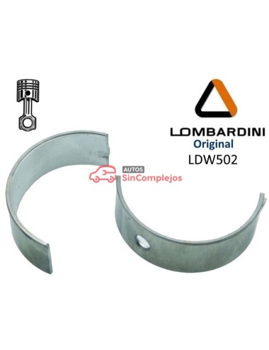 COJINETE CIGÜEÑAL ESTANDARD LOMBARDINI LDW502. ORIGINAL. 48 MM.