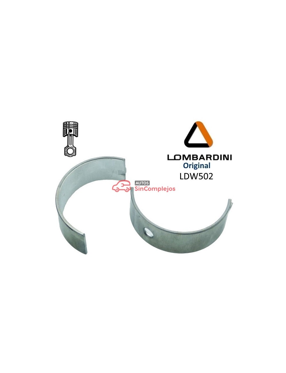 COJINETE CIGÜEÑAL ESTANDARD LOMBARDINI LDW502. ORIGINAL. 48 MM.