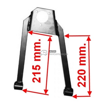 TRIÁNGULO O BRAZO DELANTERO DE SUSPENSIÓN DERECHO
