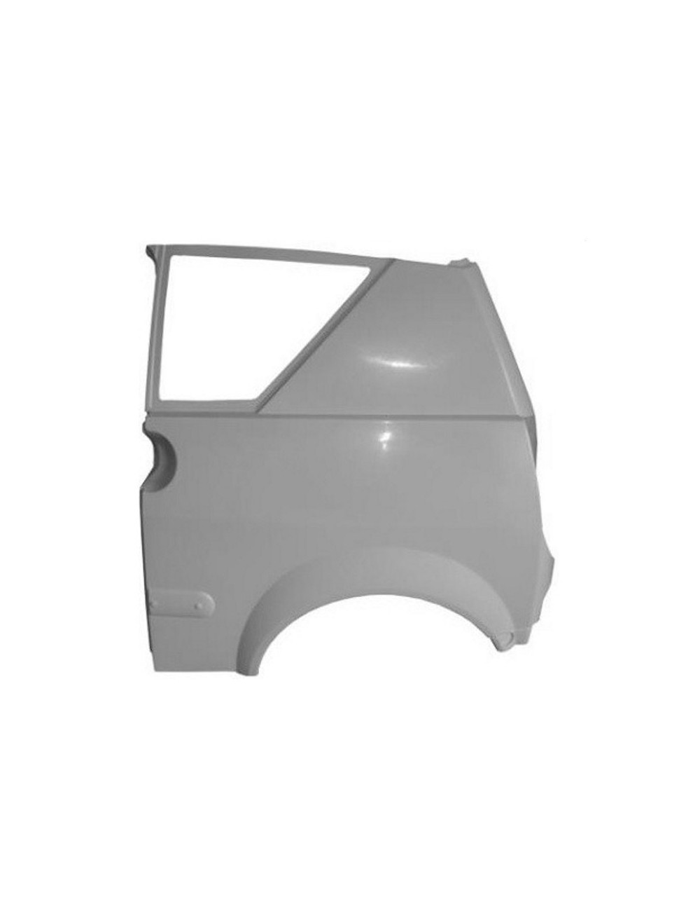 ALETA TRASERA IZQUIERDA EN FIBRA AIXAM 741. NO ORIGINAL. 7AA027