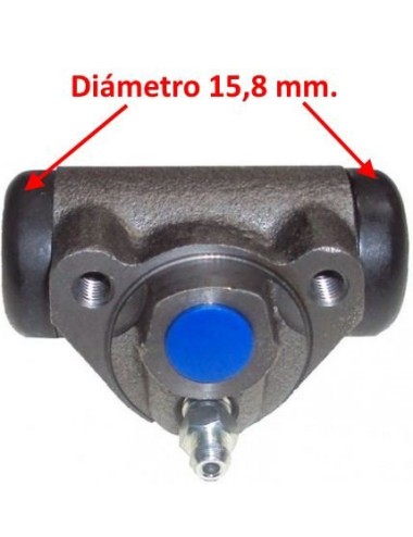 CILINDRO O BOMBIN DE FRENOS Ø15.8 MILIMETROS. NO ORIGINAL