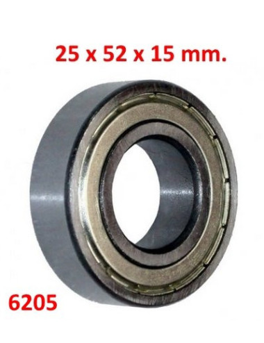 Dimensiones  Ø25 x 52 x 15 mm.