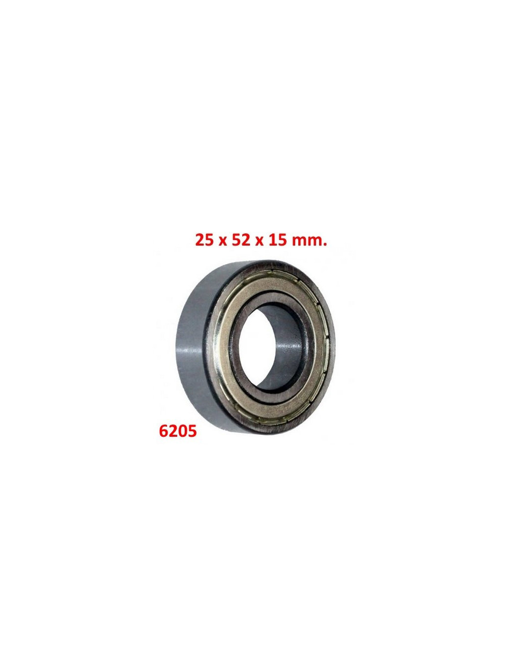 Dimensiones Ø25 x 52 x 15 mm. Dimensiones Ø25 x 52 x 15 mm.